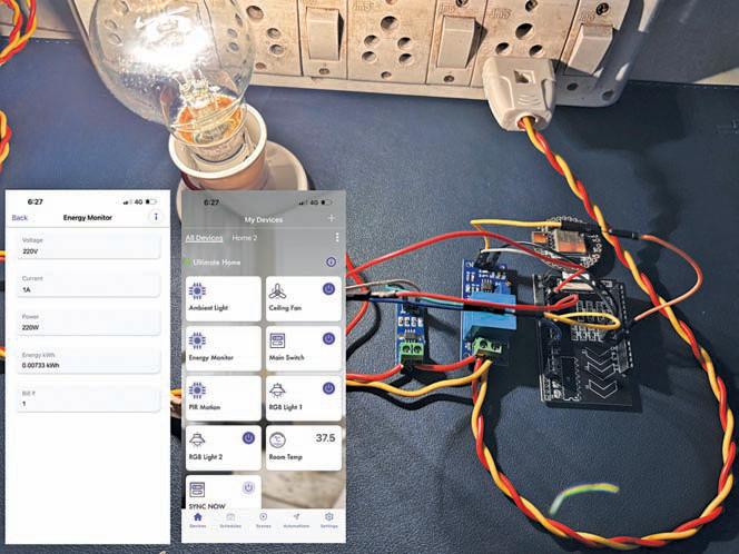 Alexa-Enabled Smart IoT ELECTRICITY METER SWITCH BOARD